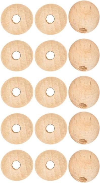 Immagine prodotto I Am Creative Perline di legno grezzo, perline di legno