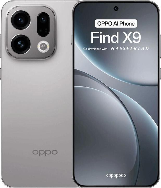 Image du produit OPPO Find X9 (512 Go, Gris Titane, 6.59", Double SIM, 5G)