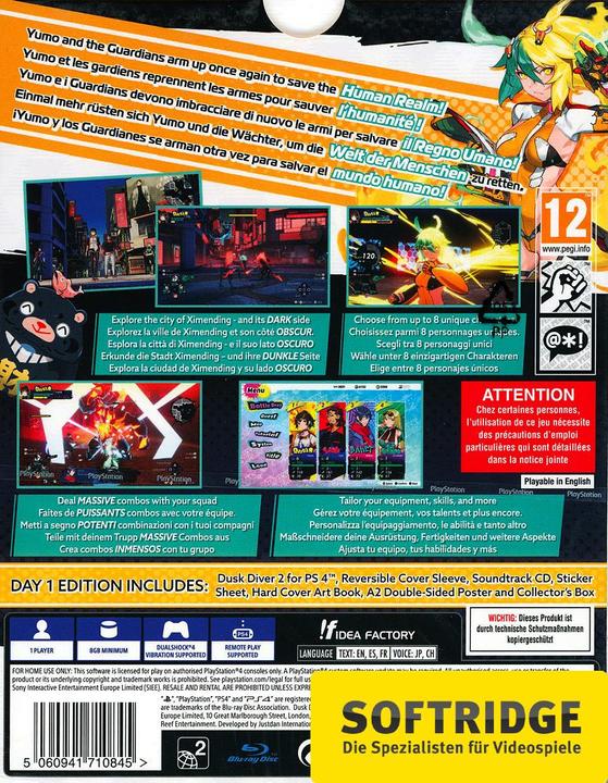 Produktbild Idea Factory Dusk Diver 2 - Day 1 Edition (PS4, EN, FR)