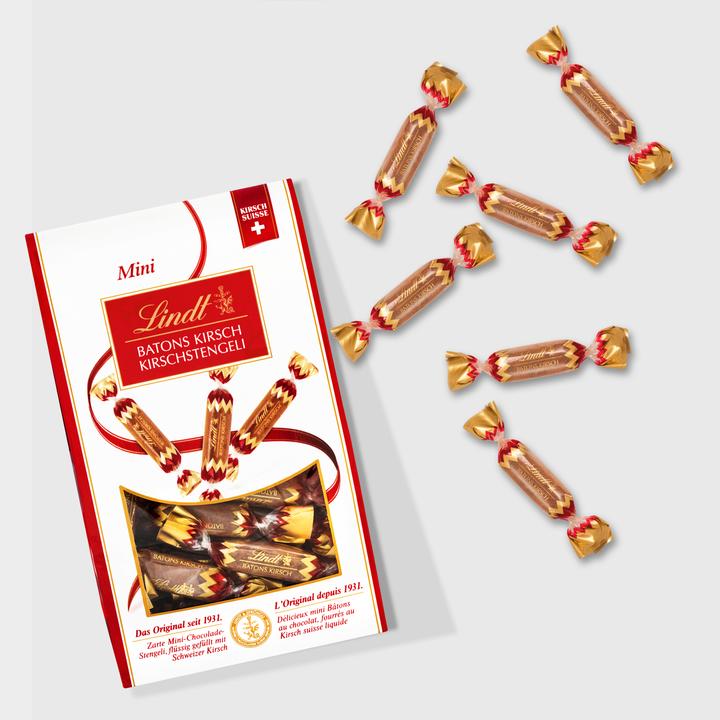Actual product image Lindt Kirschstengeli Mini (130 g)
