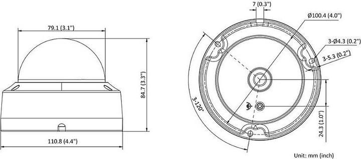 Actual product image Hikvision DS-2CD1143G2-I(2.8mm) (2560 x 1440 Pixels)