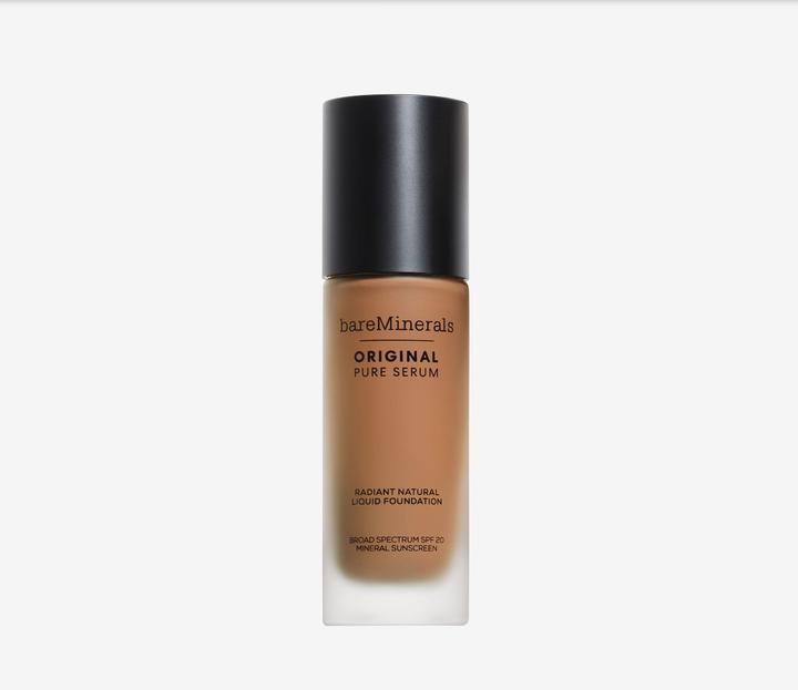 Actual product image Bare Minerals Pure Serum Radiant Natural Liquid Foundation (Medium Deep Neutral 4.5)