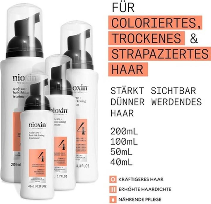 Actual product image Nioxin Scalp + Hair System 4 Treatment (100 ml)