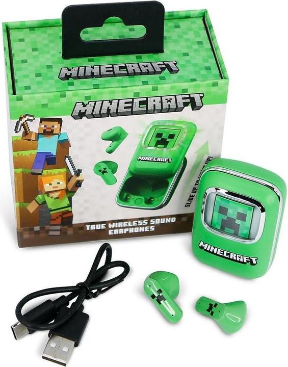 Actual product image OTL Minecrarft Slide TWS earphones