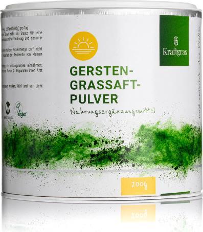 Kraftgras Gerstengras-Saftpulver (1 Stück, Pulver, 200 g)