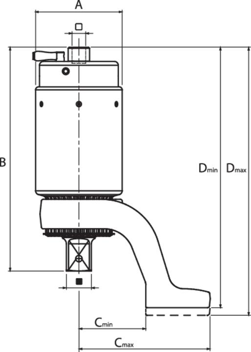 Produktbild Gedore DVV-40Z Drehmomentvervielfältiger DREMOPLUS ALU 4000 Nm (1/2")