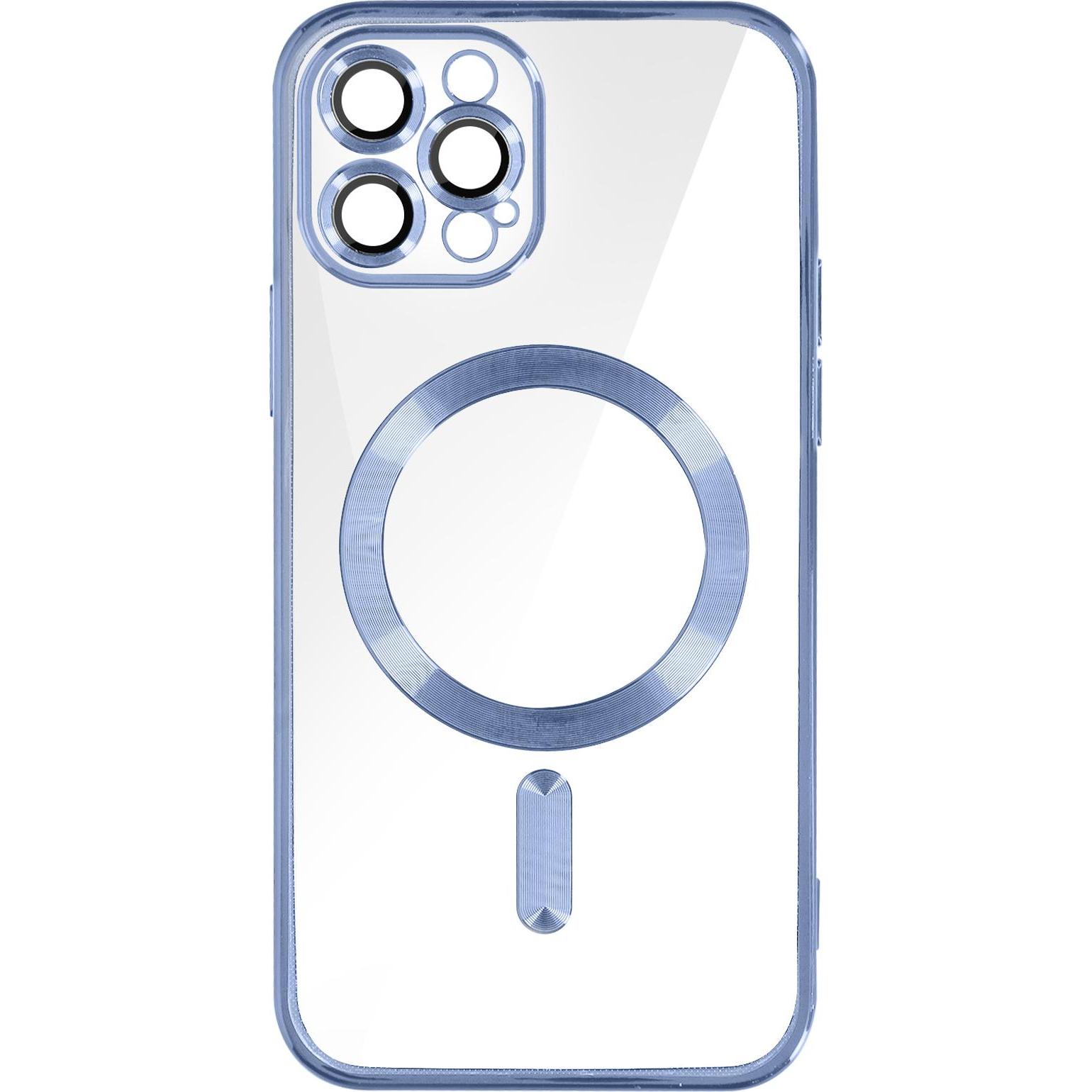 Avizar Chrom Handyhülle Series (Apple iPhone 12 Pro), Smartphone Hülle, Blau