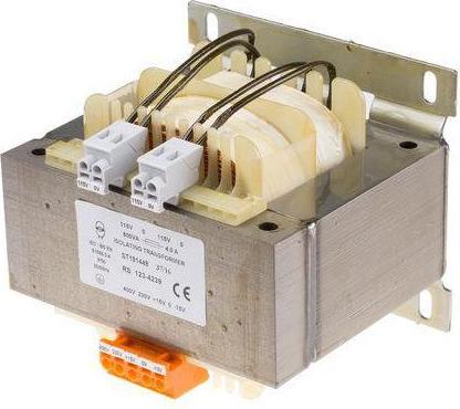 Actual product image RS PRO 800VA Panel Isolation Transformer 2x115V
