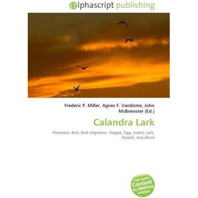 Thumbnail - Calandra Lark, Fachbücher