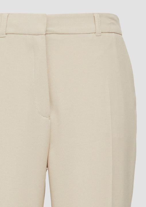 Actual product image S.Oliver Hose Elegante Hose mit Straight Leg aus Waffel-Piqué (46)