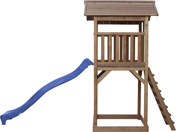 Actual product image Axi Beach Tower Play Tower Brown - Blue Slide