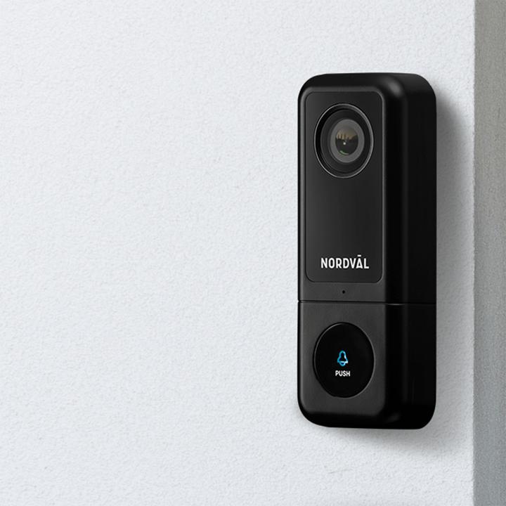 Actual product image Nordval Nordväl SH105-32GB Video Doorbell with Night Vision, 2K QHD, 32GB, Wi-Fi (Wi-Fi)