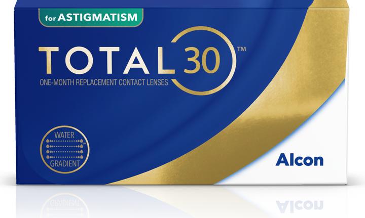 Image du produit Total 30 pour l'astigmatisme (6 pièce(s), Lentille mensuelle, Torique)