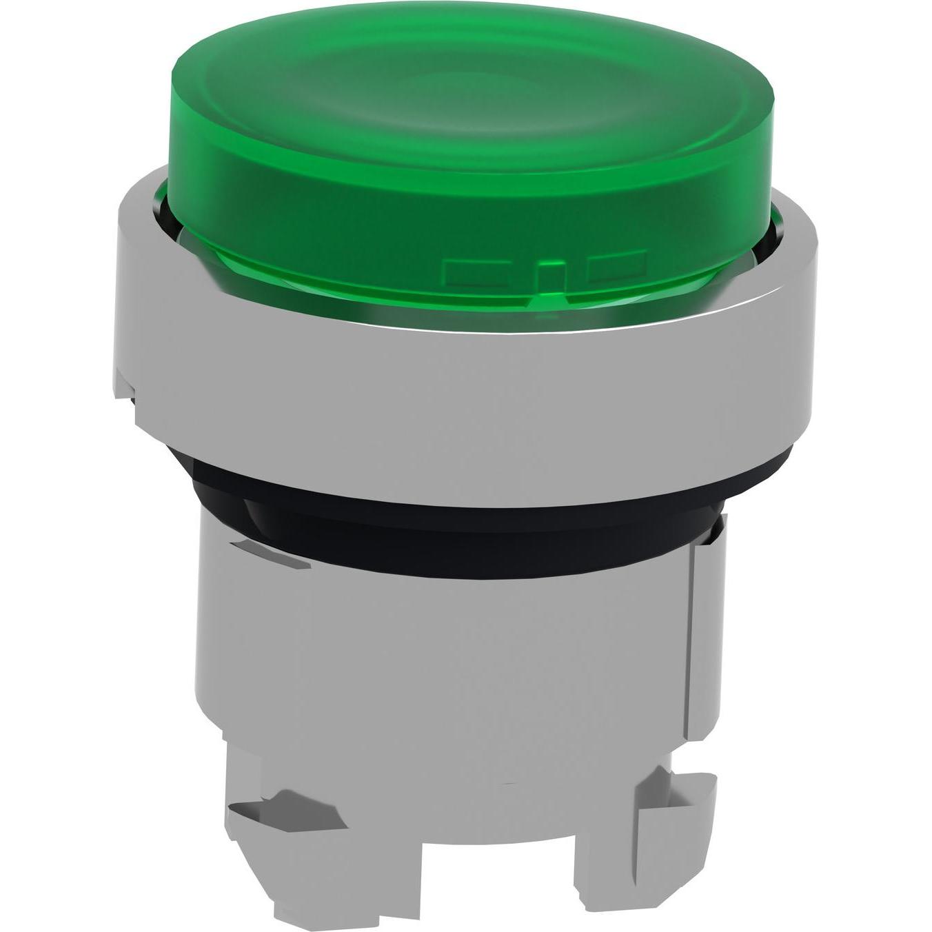 Thumbnail - Schneider Electric Leuchttaster grün rund 22mm IP66, Taster + Schalter, Grün