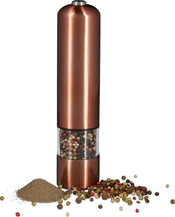 Image du produit Relaxdays Moulin à poivre électrique (Poivre, Piment, Sel marin)