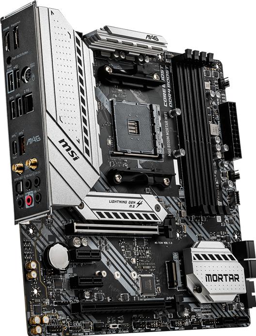 Actual product image MSI MAG B550M MORTAR WIFI (AM4, AMD B550, mATX)