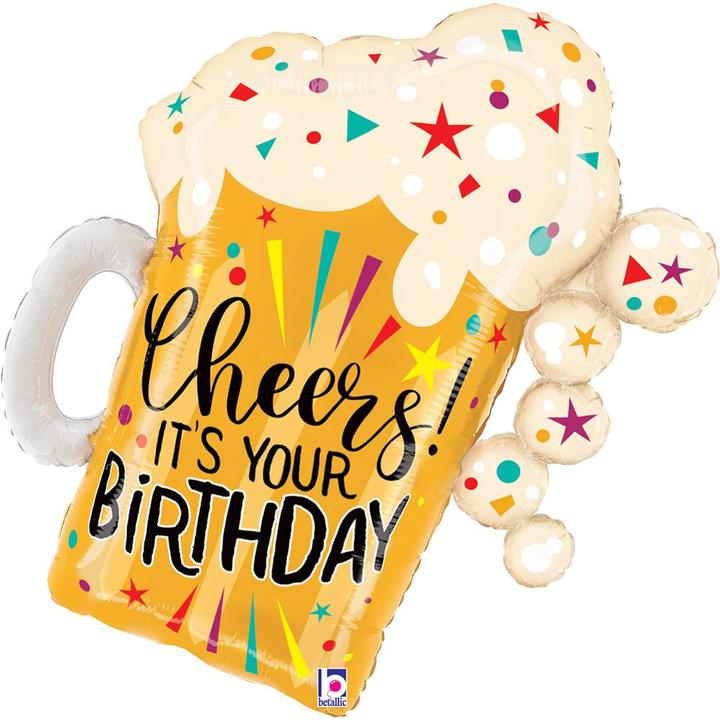 Produktbild Grabo Balloons XL Cheers! it's your Birthday Bier Ballon (1 x)