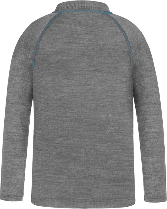 Actual product image Normani Kids merino long sleeve with 1/4 zip "Nyapari" - 9545 (158, 164)