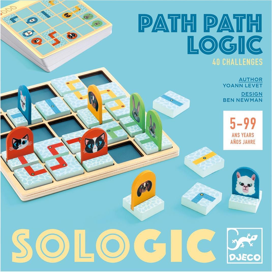 Djeco Dėlionė Žaidimas - Loginis žaidimas - Kelio logika (40 Teile)