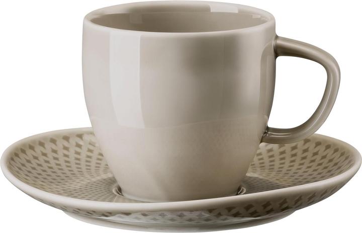 Produktbild Rosenthal Junto Pearl Grey Kaffeetasse mit Untertasse (1000 ml, 1 x)