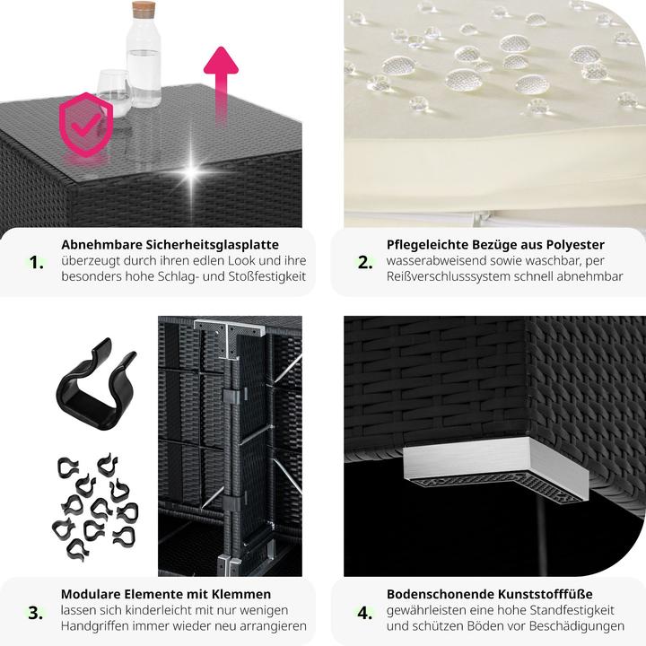 Image du produit tectake Salon de jardin LAS VEGAS