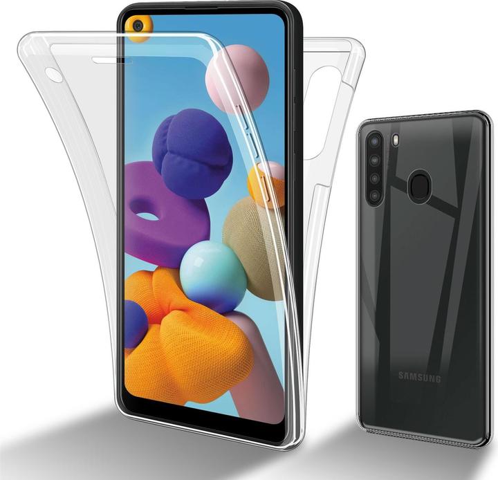 Immagine prodotto Cadorabo TPU 360 gradi di copertura del caso (Samsung Galaxy A21)