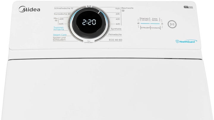 Image du produit Midea MF100T80B-13A (8 kg, Vers le haut)