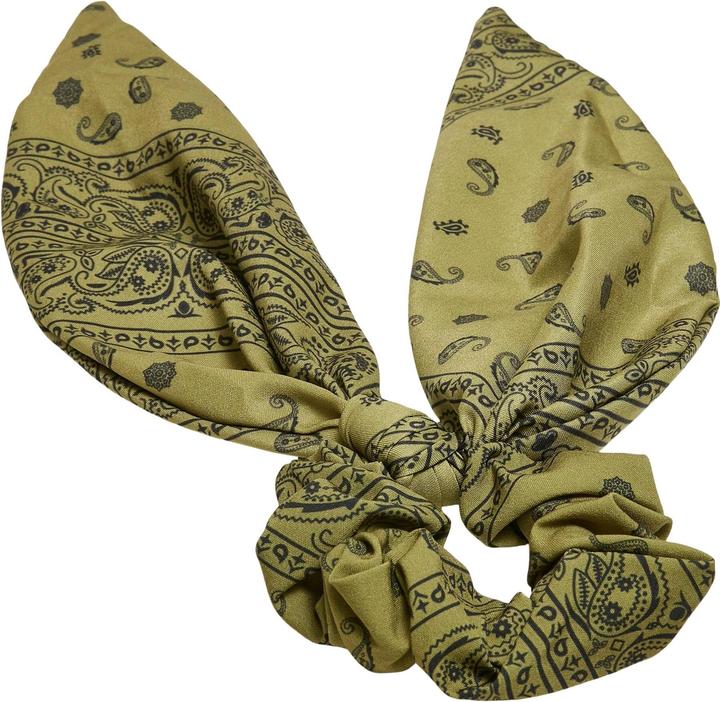 Actual product image Urban Classics Bandana Print Scrunchies With XXL Bow 2-Pack - 17118