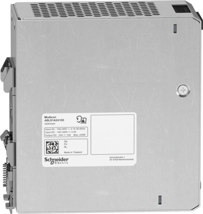 Image du produit Schneider Electric Alimentation, OPTIMUM, 100-240VAC, 24VDC, 10A, 240W, monophasé ABLS1A24100