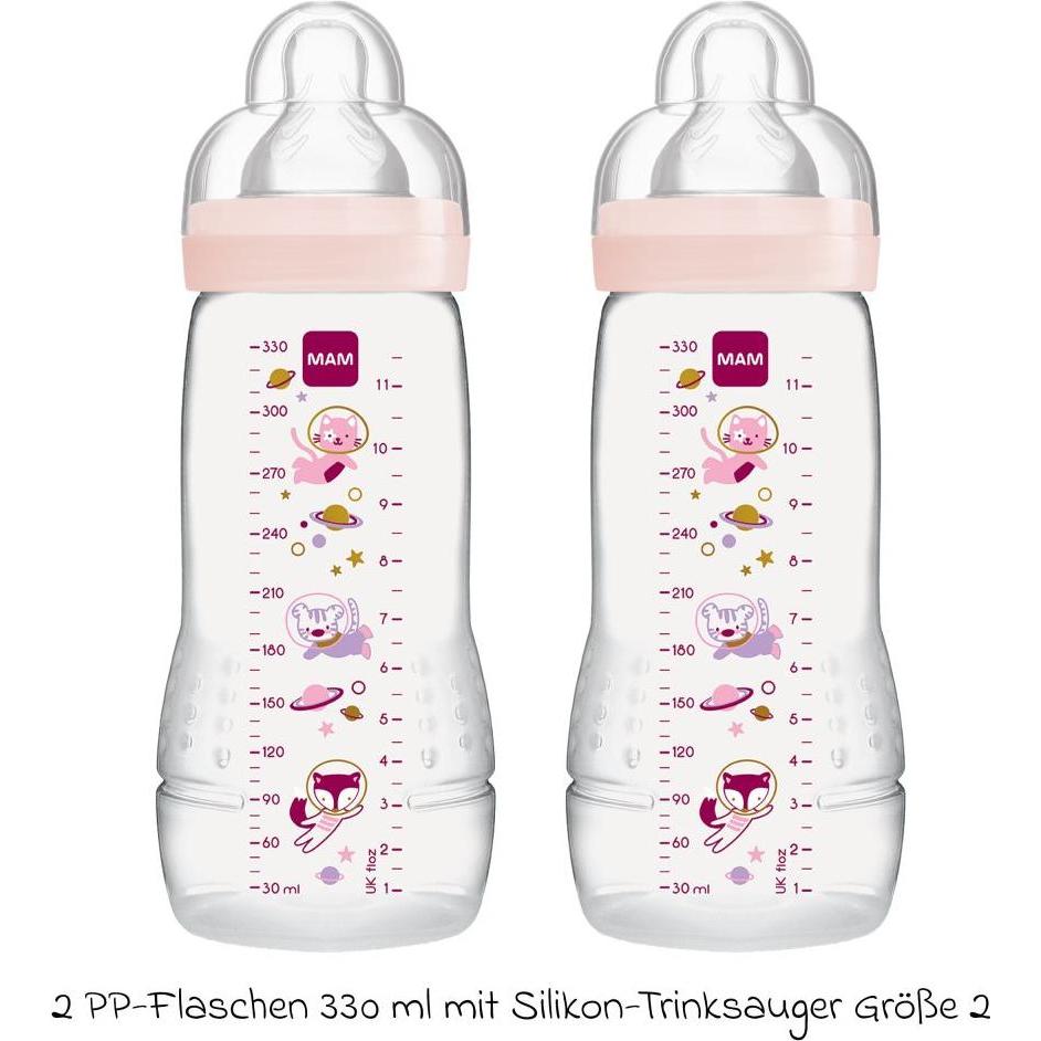 Thumbnail - MAM, Babyflasche, Easy Active 330 ml, 4+ Mon., 2 Stk, Weltall (330 ml)