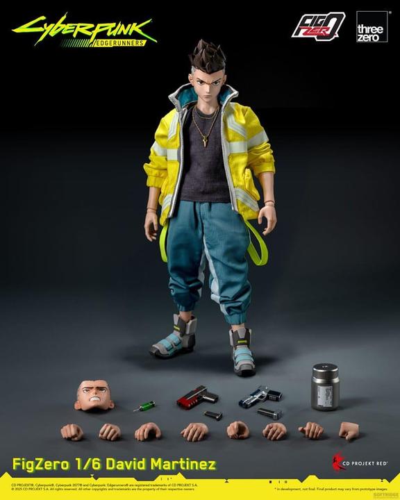 Produktbild ThreeZero Cyberpunk: Edgerunners FigZero Actionfigur 1/6 David Martinez 28 cm