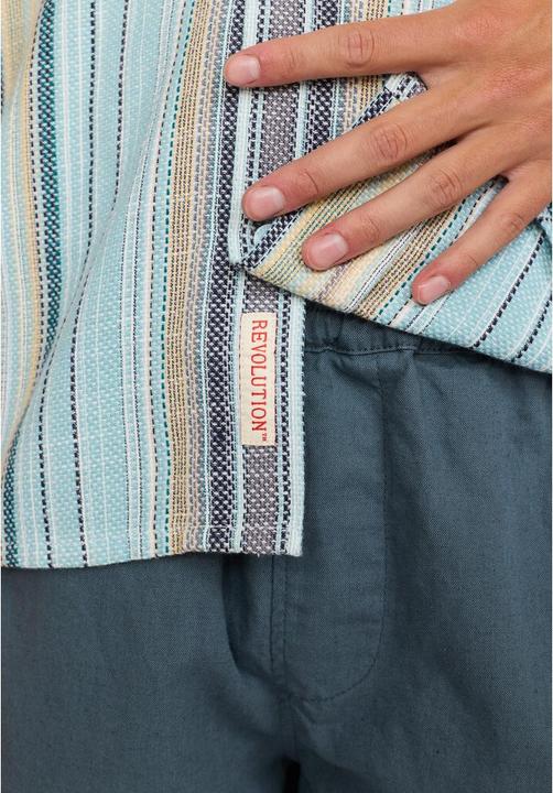 Actual product image Revolution Cuban Shirt Striped S/S (S)