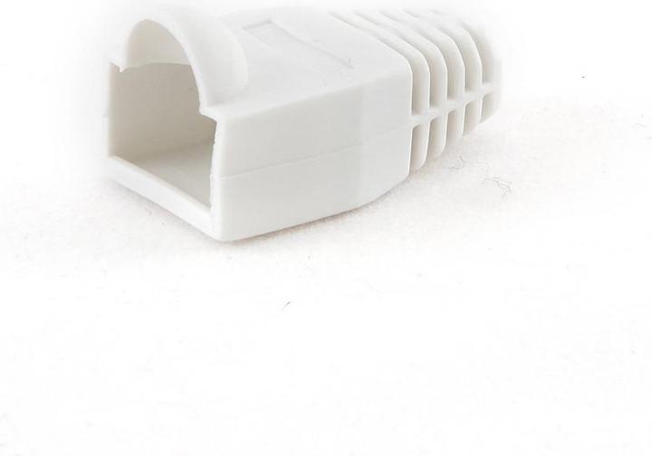 Gembird BT5WH/100 strain relief (boot cap) baltas (100 pieces) (S/UTP, CAT5, 0.10 m)