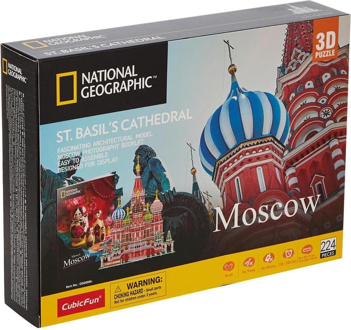 Produktbild Cubicfun Basil’s Cathedral 3D-Puzzle (e) Gebäude (222 Teile)