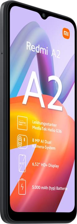 Actual product image Xiaomi Redmi A2 (32 GB, Black, 6.52", Dual SIM, 4G)