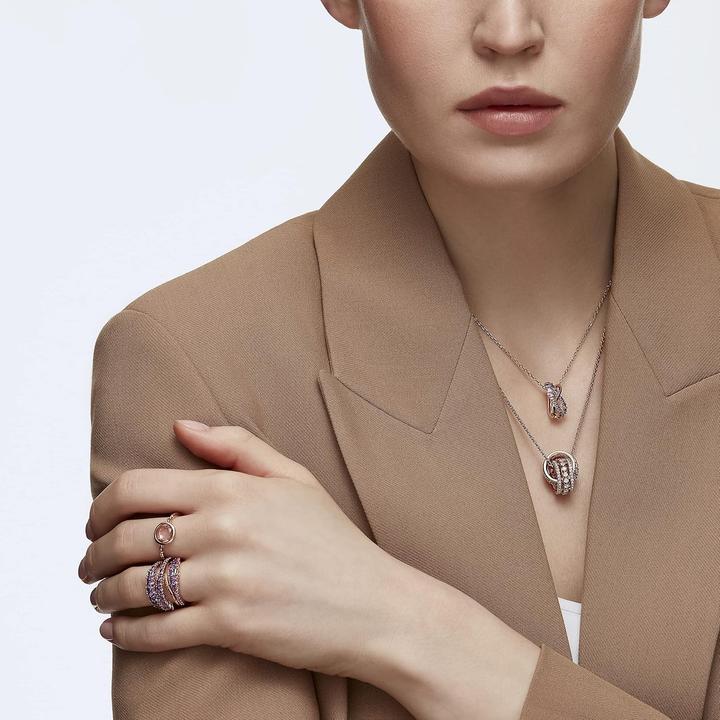 Produktbild Swarovski Further Double Halskette (Edelstahl)