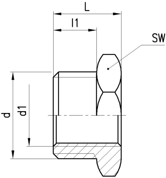 Actual product image Lüdecke Reducing adapter