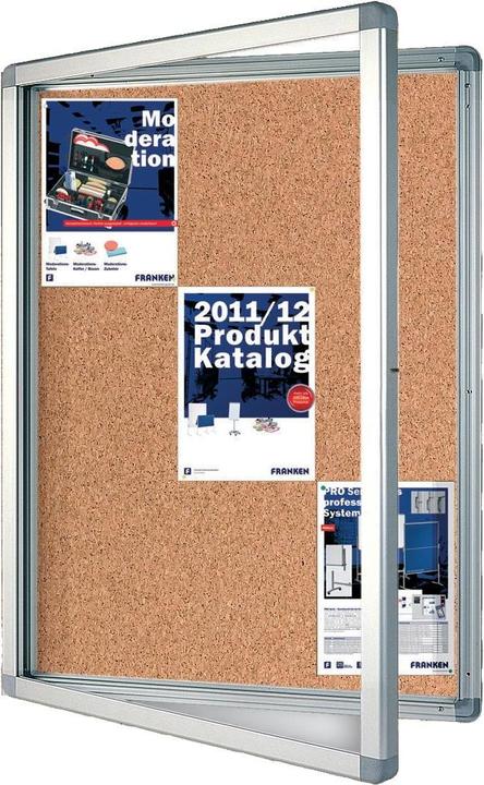 Actual product image Franken Showcase 75x101.1x4.5cm outdoor pinable hinged door (Bulletin board)