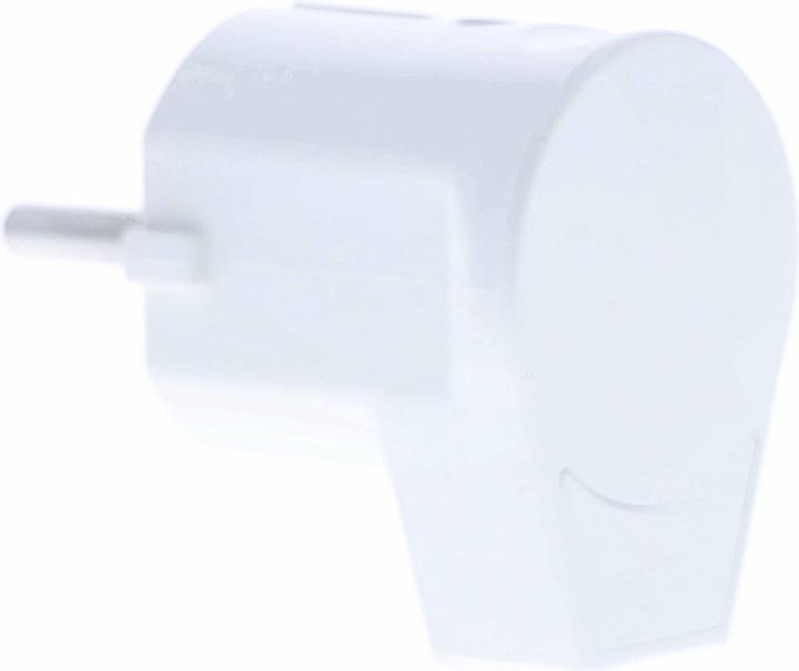 Productafbeelding As - Schwabe Haakse stekker met aardingscontact wit (CEE 7/7)