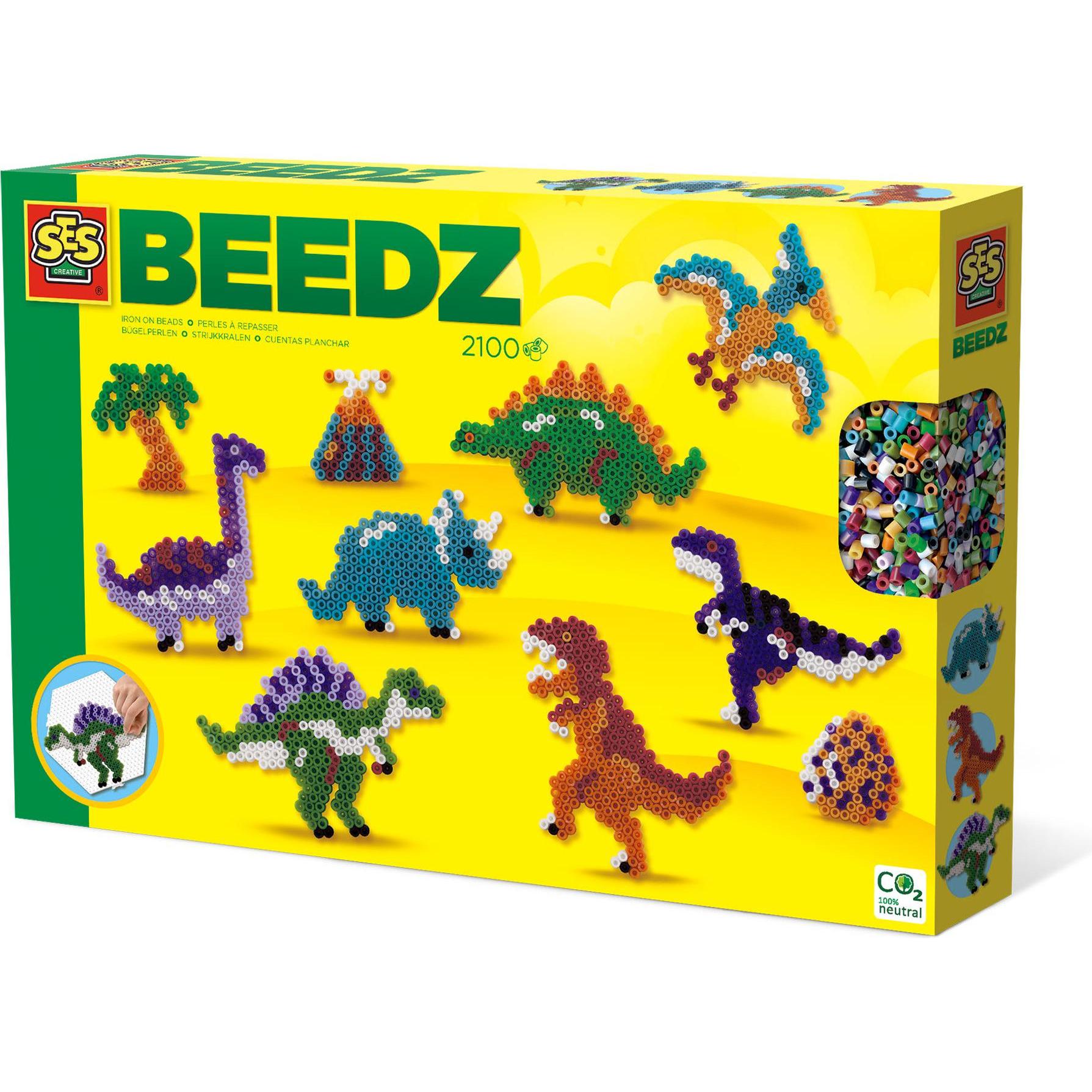 Ses Beedz Dino Welt 2100 Stück