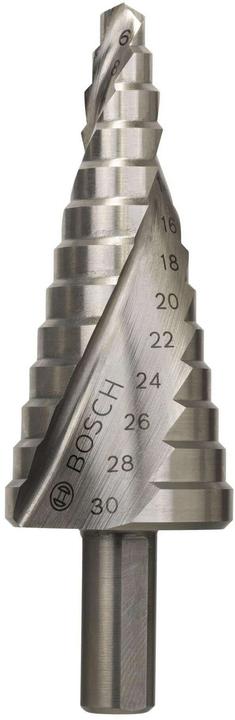 Produktbild Bosch Professional Zubehör Stufenbohrer HSS, 6 - 30 mm, 10 mm, 93,5 mm, 14 Stufen (10 mm)