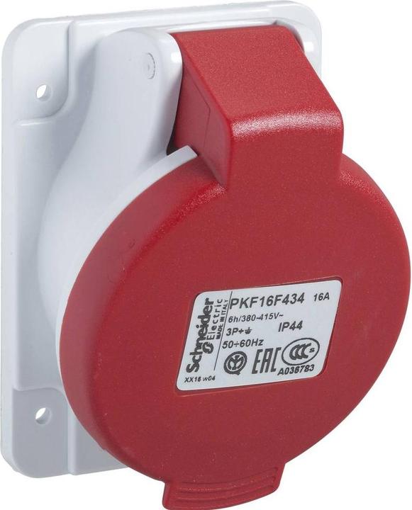 Produktbild Schneider Electric Schneider Steckdose 5P 16A rot IP44 400V