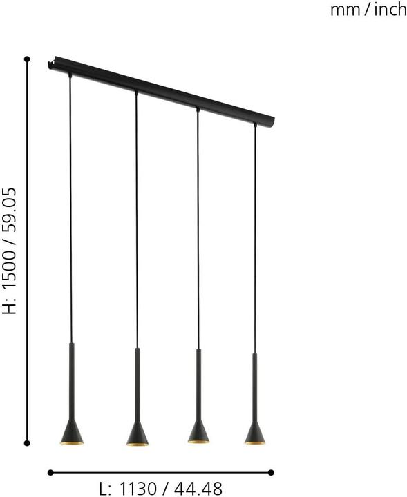 Produktbild EGLO Cortaderas (GU10, 400 lm)