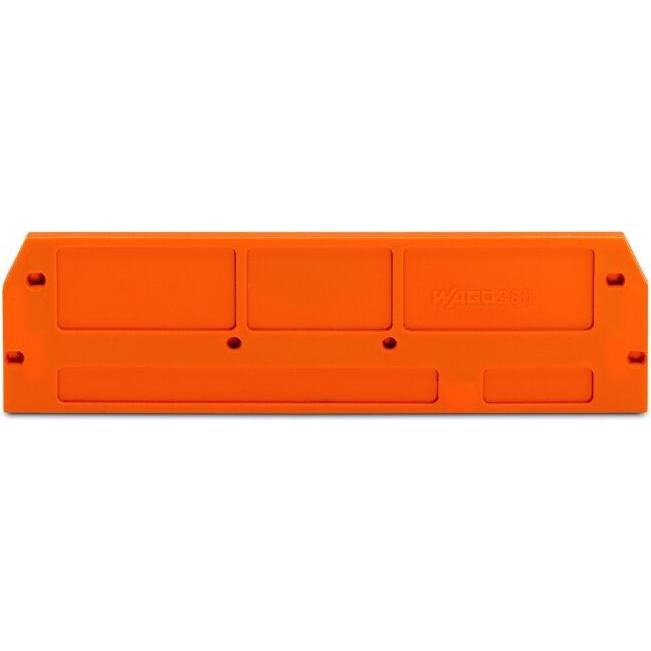25x Wago Abschlussplatte, Elektronikzubehör + Gehäuse, Orange