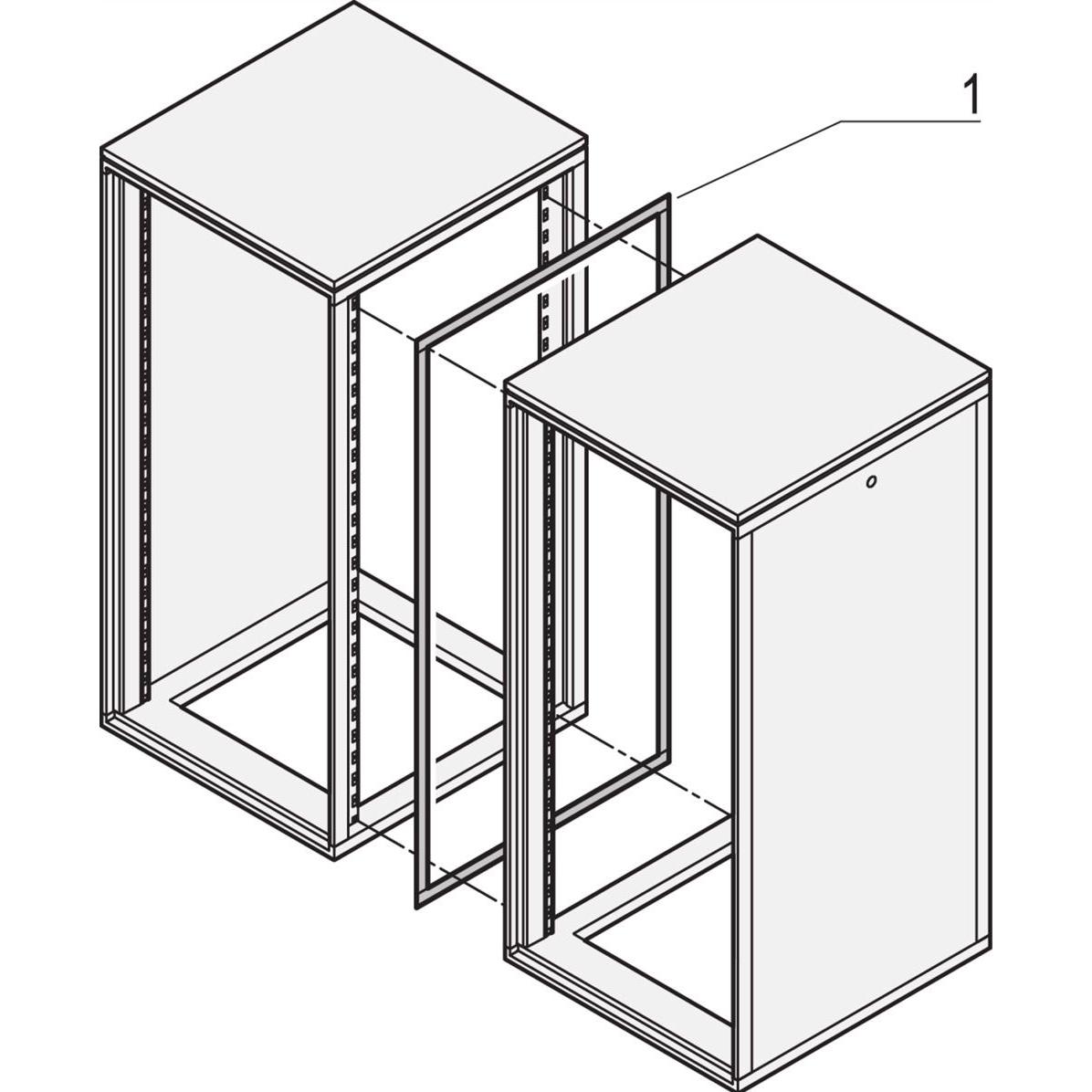 Thumbnail - Schroff 19"-Zubehör mechanisch, Serverschrank Zubehör, Grau
