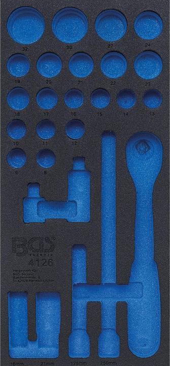 Produktbild BGS Werkstattwageneinlage 1/3 leer für Art. 4126