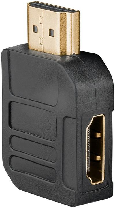 Actual product image Goobay HDMI angle adapter 90°, gold-plated 8K@60HZ