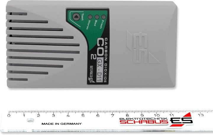 Produktbild Schabus Luftgütesensor CO2 Steckdosen Warngerät GX D11