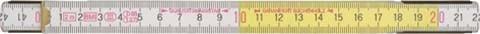 Actual product image Klauke Wooden folding ruler, 2 m KL402 (2 m)