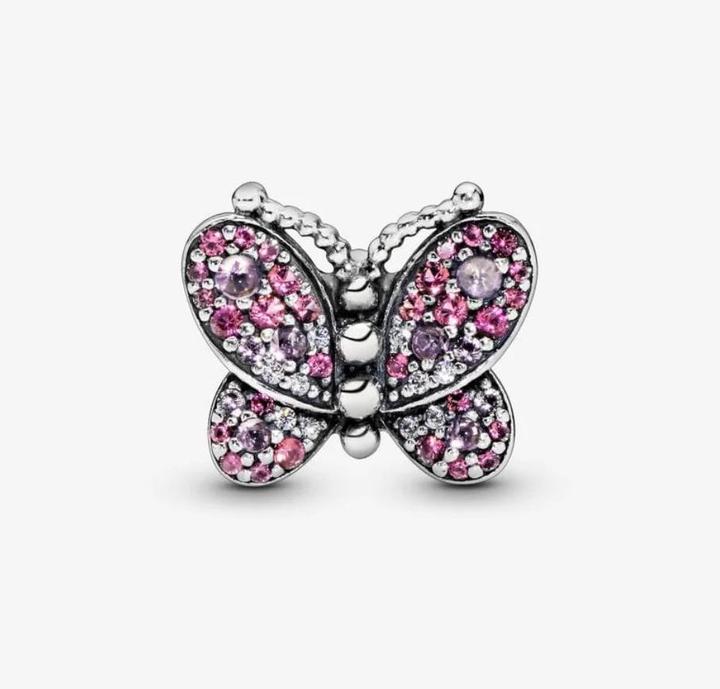 Image du produit Pandora Charme Eblouissant Papillon Éblouissant (Argent 925, Perle)